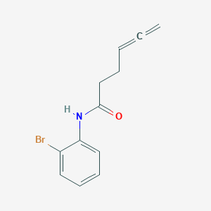 molecular formula C12H12BrNO B14177553 N-(2-Bromophenyl)hexa-4,5-dienamide CAS No. 920985-91-7