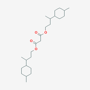 molecular formula C25H44O4 B14177563 Bis[3-(4-methylcyclohexyl)butyl] propanedioate CAS No. 848190-80-7