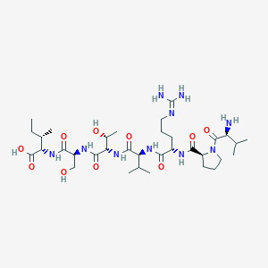 molecular formula C34H62N10O10 B14177643 L-Isoleucine, L-valyl-L-prolyl-L-arginyl-L-valyl-L-threonyl-L-seryl- CAS No. 847774-63-4