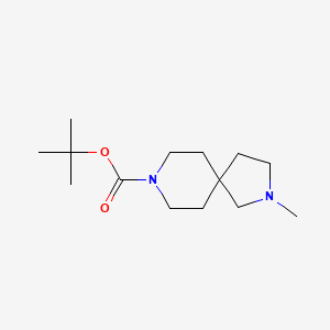 molecular formula C14H26N2O2 B14177724 tert-Butyl 2-methyl-2,8-diazaspiro[4.5]decane-8-carboxylate 