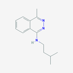 molecular formula C14H19N3 B1417775 4-methyl-N-(3-methylbutyl)phthalazin-1-amine CAS No. 1153508-86-1