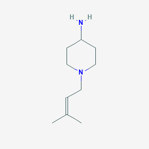 molecular formula C10H20N2 B1417776 1-(3-Methylbut-2-en-1-yl)piperidin-4-amine CAS No. 1154550-36-3