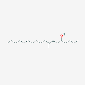 molecular formula C19H38O B14177835 8-Methyloctadec-7-en-5-ol CAS No. 917883-10-4