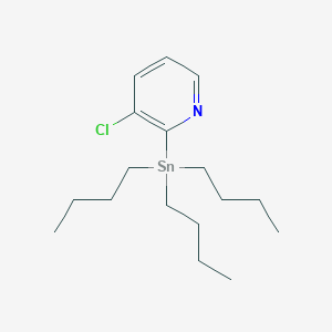B1417786 3-Chloro-2-(tributylstannyl)pyridine CAS No. 206357-78-0