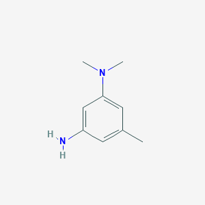 molecular formula C9H14N2 B14177908 N~1~,N~1~,5-Trimethylbenzene-1,3-diamine CAS No. 857003-42-0
