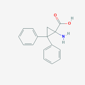 molecular formula C16H15NO2 B14177944 1-Amino-2,2-diphenylcyclopropane-1-carboxylic acid CAS No. 928306-15-4