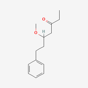 molecular formula C14H20O2 B14177984 5-Methoxy-7-phenylheptan-3-one CAS No. 917574-98-2