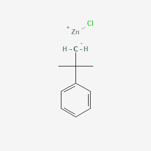 molecular formula C10H13ClZn B14177999 Zinc, chloro(2-methyl-2-phenylpropyl)- CAS No. 872516-34-2