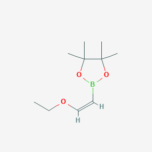 molecular formula C10H19BO3 B1417800 (Z)-2-(2-ethoxyvinyl)-4,4,5,5-tetramethyl-1,3,2-dioxaborolane CAS No. 219489-07-3