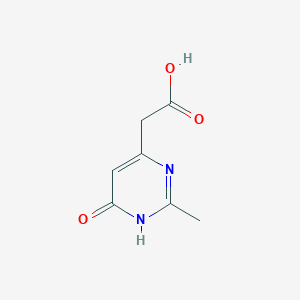 molecular formula C7H8N2O3 B1417814 (6-羟基-2-甲基-嘧啶-4-基)-乙酸 CAS No. 54506-80-8