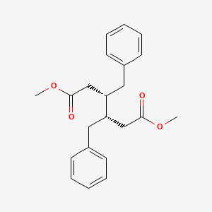 molecular formula C22H26O4 B14178145 dimethyl (3S,4S)-3,4-dibenzylhexanedioate CAS No. 921210-62-0