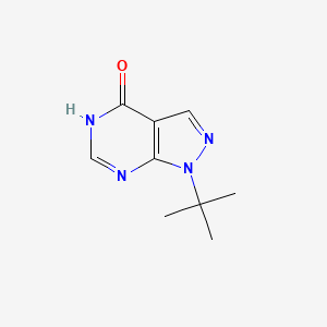 molecular formula C9H12N4O B1417817 1-tert-butyl-1H,4H,5H-pyrazolo[3,4-d]pyrimidin-4-one CAS No. 1094377-59-9