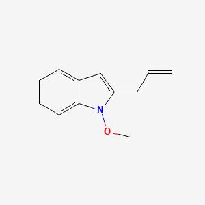 molecular formula C12H13NO B14178186 1-Methoxy-2-(prop-2-en-1-yl)-1H-indole CAS No. 919119-81-6