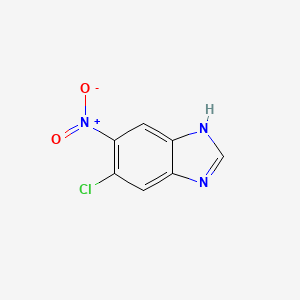 molecular formula C7H4ClN3O2 B1417824 5-chloro-6-nitro-1H-benzimidazole CAS No. 916050-74-3