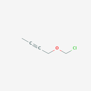 molecular formula C5H7ClO B14178313 1-(Chloromethoxy)but-2-yne CAS No. 922721-65-1