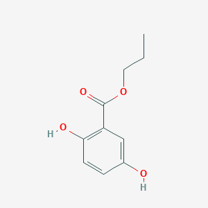 molecular formula C10H12O4 B14178319 Propyl 2,5-dihydroxybenzoate CAS No. 3971-27-5