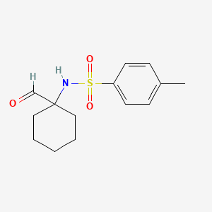 molecular formula C14H19NO3S B14178325 N-(1-Formylcyclohexyl)-4-methylbenzene-1-sulfonamide CAS No. 920756-67-8