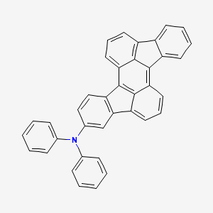 molecular formula C38H23N B14178342 N,N-Diphenylrubicen-5-amine CAS No. 922184-95-0