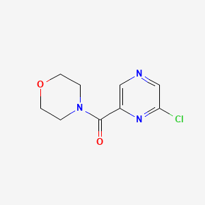 molecular formula C9H10ClN3O2 B1417836 4-[(6-Chloro-2-pyrazinyl)carbonyl]morpholine CAS No. 24079-32-1