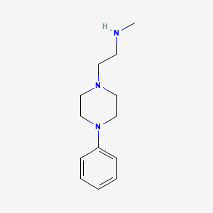 molecular formula C13H21N3 B1417843 Methyl[2-(4-phenylpiperazin-1-yl)ethyl]amine CAS No. 178452-25-0