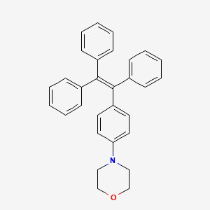 molecular formula C30H27NO B14178453 4-[4-(Triphenylethenyl)phenyl]morpholine CAS No. 919789-74-5