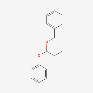 molecular formula C16H18O2 B14178471 [1-(Benzyloxy)propoxy]benzene CAS No. 923035-49-8