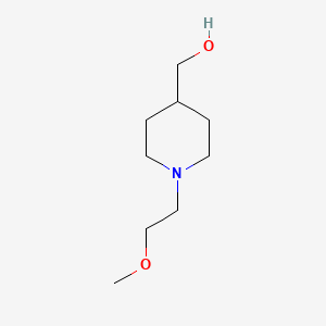 molecular formula C9H19NO2 B1417850 [1-(2-甲氧基乙基)哌啶-4-基]甲醇 CAS No. 915919-97-0