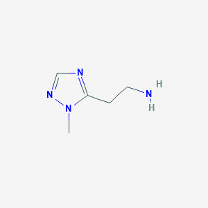 molecular formula C5H10N4 B1417853 2-(1-甲基-1H-1,2,4-三唑-5-基)乙胺 CAS No. 856862-33-4