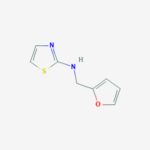 N-(furan-2-ylmethyl)-1,3-thiazol-2-amine