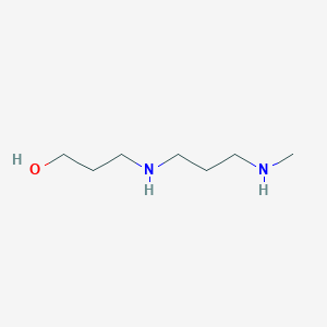 molecular formula C7H18N2O B1417862 3-{[3-(甲基氨基)丙基]氨基}-1-丙醇 CAS No. 1040692-70-3