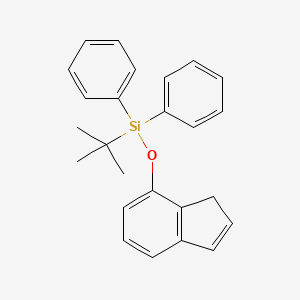 molecular formula C25H26OSi B14178706 tert-Butyl[(1H-inden-7-yl)oxy]diphenylsilane CAS No. 917607-32-0