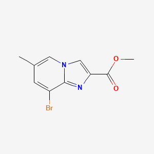 molecular formula C10H9BrN2O2 B1417885 8-溴-6-甲基咪唑并[1,2-a]吡啶-2-羧酸甲酯 CAS No. 1171424-92-2