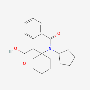 2'-cyclopentyl-1'-oxo-1',4'-dihydro-2'H-spiro[cyclohexane-1,3'-isoquinoline]-4'-carboxylic acid