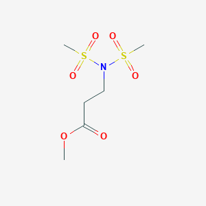 methyl N,N-bis(methylsulfonyl)-beta-alaninate