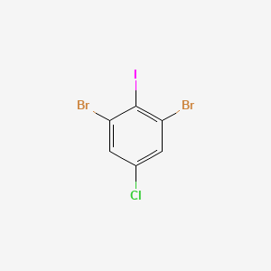 molecular formula C6H2Br2ClI B1417889 1,3-Dibromo-5-chloro-2-iodobenzene CAS No. 81067-46-1