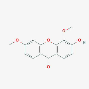 molecular formula C15H12O5 B14178906 3-Hydroxy-4,6-dimethoxy-9H-xanthen-9-one CAS No. 872881-76-0