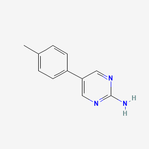 molecular formula C11H11N3 B1417891 5-(对甲苯基)嘧啶-2-胺 CAS No. 31408-17-0