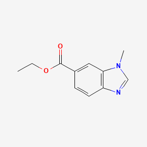 molecular formula C11H12N2O2 B1417893 乙酸乙酯1-甲基-1H-苯并[d]咪唑-6-羧酸酯 CAS No. 53484-20-1