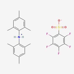 molecular formula C24H24F5NO3S B1417895 Dimesitylammonium Pentafluorobenzenesulfonate CAS No. 850629-65-1