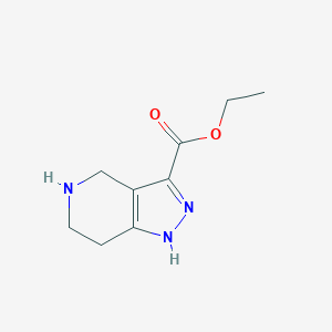 molecular formula C9H13N3O2 B1417899 ethyl 4,5,6,7-Tetrahydro-1H-pyrazolo[4,3-c]pyridine-3-carboxylate CAS No. 926926-62-7
