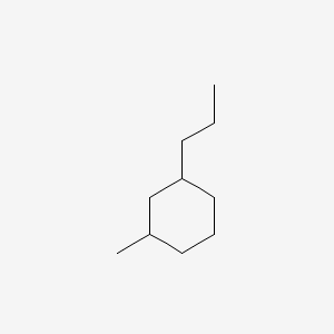 molecular formula C10H20 B14179014 1-Methyl-3-propylcyclohexane CAS No. 4291-80-9