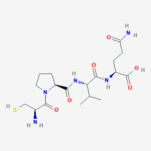 molecular formula C18H31N5O6S B14179230 L-Cysteinyl-L-prolyl-L-valyl-L-glutamine CAS No. 920742-89-8