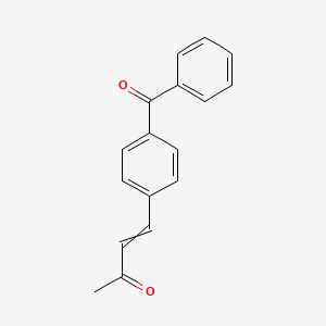molecular formula C17H14O2 B14179238 4-(4-Benzoylphenyl)but-3-en-2-one CAS No. 921206-09-9