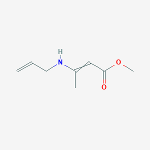 molecular formula C8H13NO2 B14179294 Methyl 3-[(prop-2-en-1-yl)amino]but-2-enoate CAS No. 920312-32-9