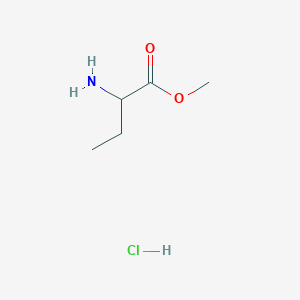 molecular formula C5H12ClNO2 B141793 Methyl 2-aminobutanoate hydrochloride CAS No. 7682-18-0