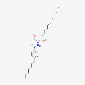 molecular formula C29H51NO3 B14179335 N-[(2S)-1,3-Dihydroxypentadecan-2-yl]-4-heptylbenzamide CAS No. 920277-59-4