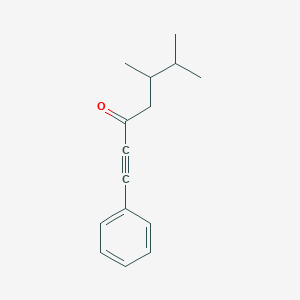 molecular formula C15H18O B14179388 5,6-Dimethyl-1-phenylhept-1-yn-3-one CAS No. 918638-78-5