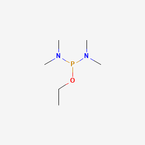 molecular formula C6H17N2OP B14179447 Phosphorodiamidous acid, N,N,N',N'-tetramethyl-, ethyl ester CAS No. 3402-24-2