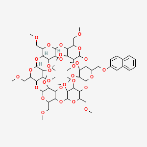Mono-6-O-(2-naphthyl)-per-O-methyl-alpha-cyclodextrin
