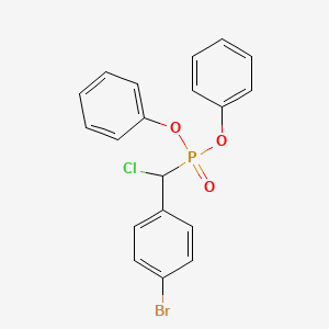 molecular formula C19H15BrClO3P B1417957 二苯基 4-溴-α-氯苄基膦酸酯 CAS No. 189099-56-7